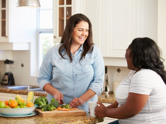 Abnehmen in der Gruppe für gegenseitige Motivation