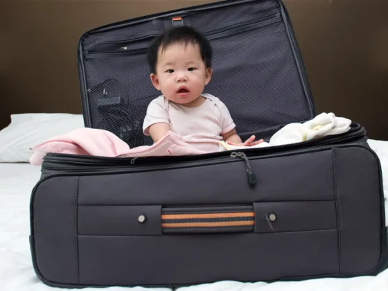 Reisen mit Babys ist eine Herausforderung